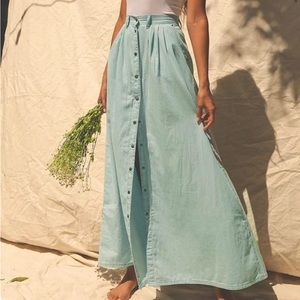 Chambray/ denim skirt